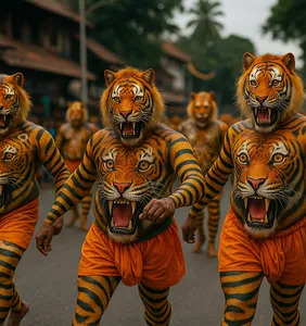 Pulikali – Thrissur’s Vibrant Onam Celebration