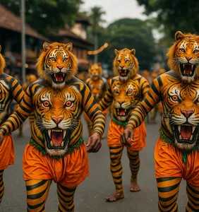 Pulikali – Thrissur’s Vibrant Onam Celebration