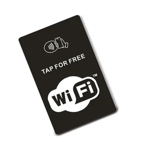 NFC Wi-Fi Share Card & Stand – One-Tap Guest Wi-Fi Access