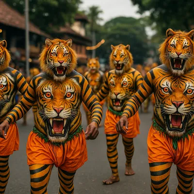 Pulikali – Thrissur’s Vibrant Onam Celebration